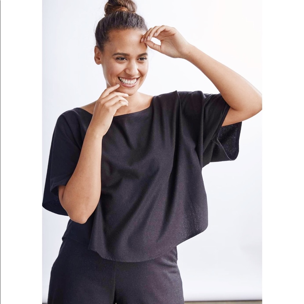 Jamie And The Jones Blank Canvas Top, Black, XS